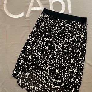 NWT CAbi black and white skirt.  Beautiful!